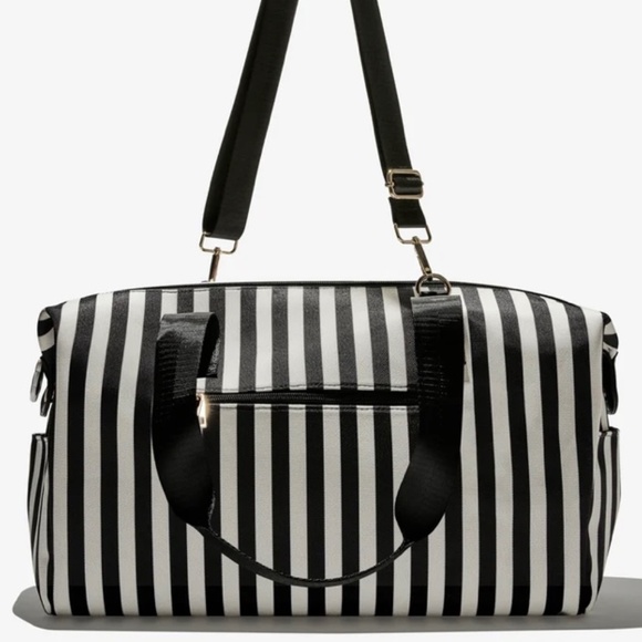 Alice + Olivia Duffel Bag. Positano Stripe - Picture 1 of 5